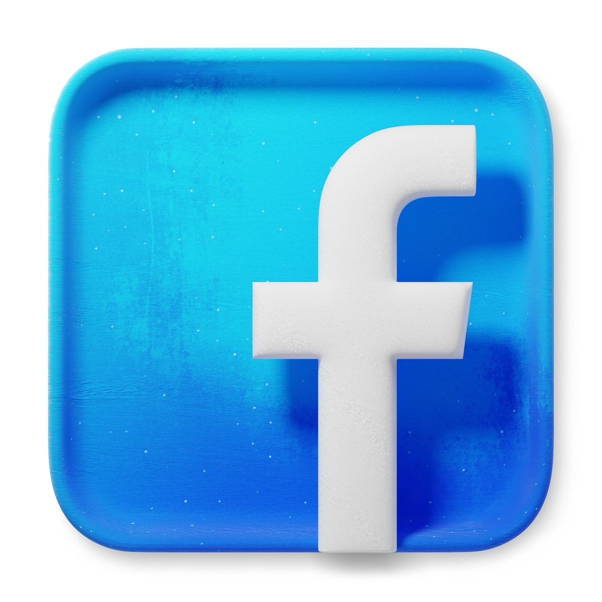 3d fluent スタイル facebook アイコン
