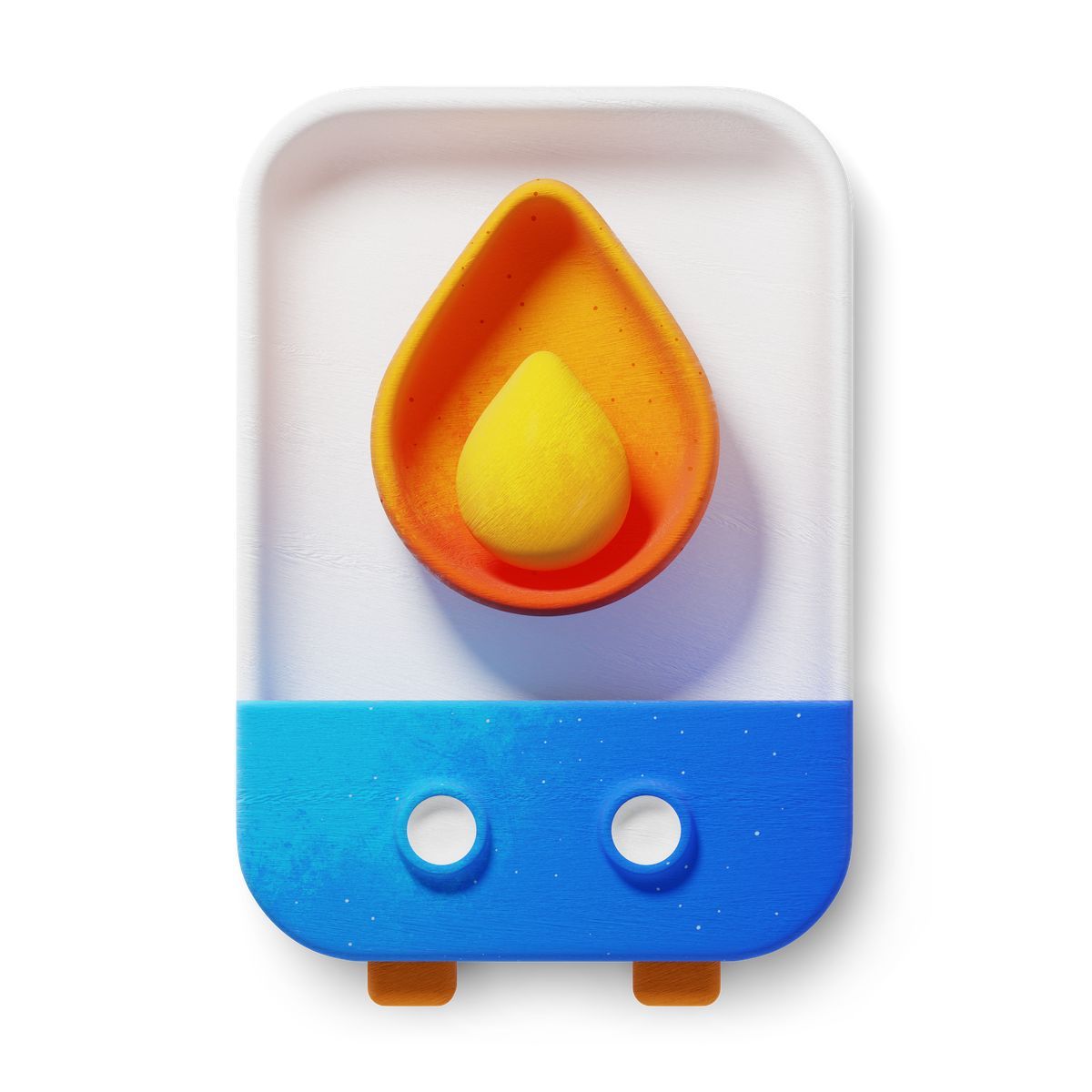 3d fluent スタイル heating appliance for gas powered residential water boiler アイコン