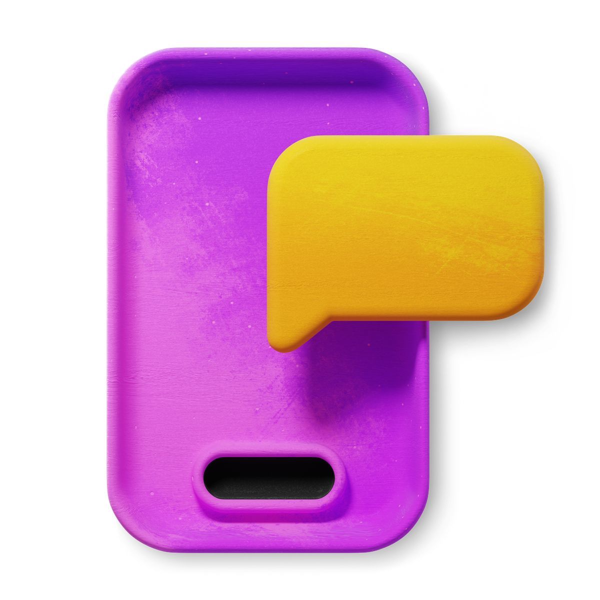 3d fluent style push notifications icon