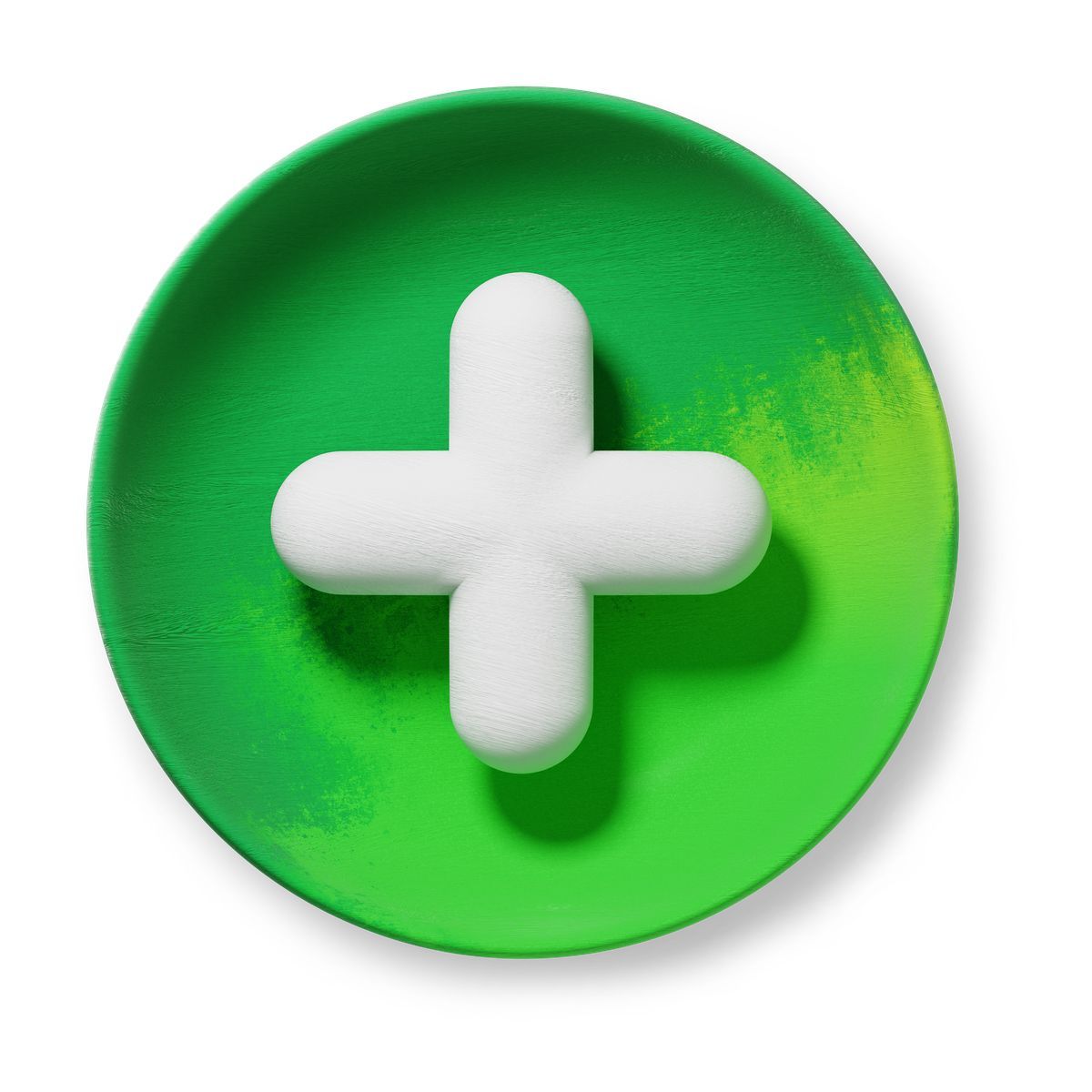 3d fluent style add icon