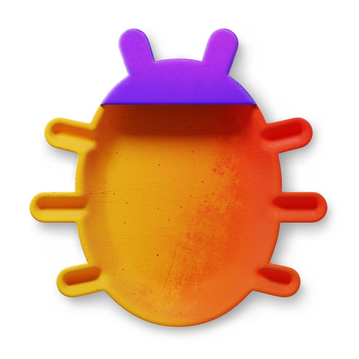 3d fluent style bug icon