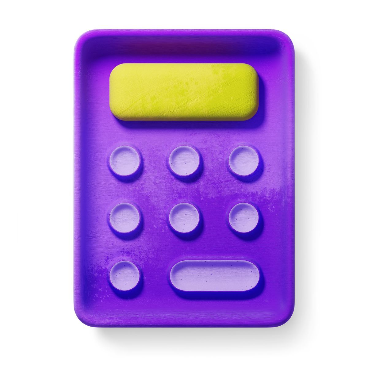3d fluent style calculator icon