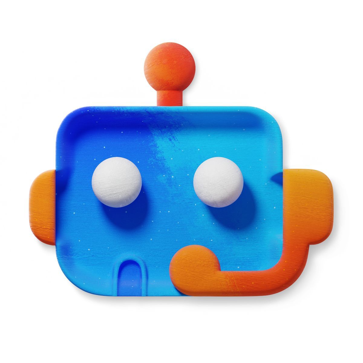 3d fluent style chatbot icon