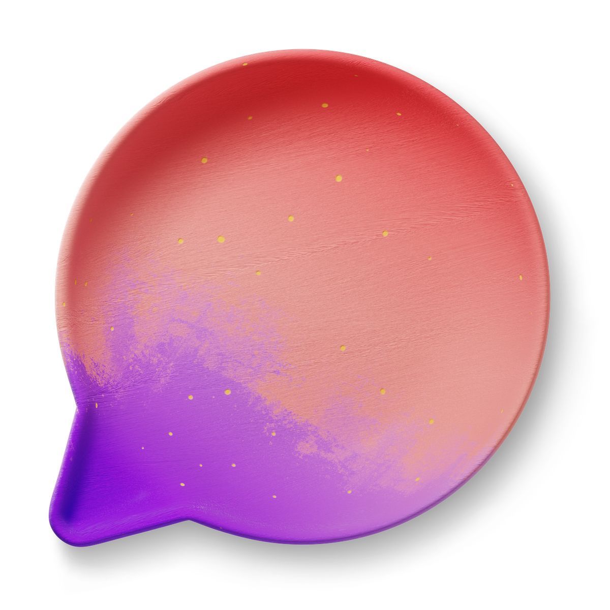 3d fluent style colorful speech bubble icon
