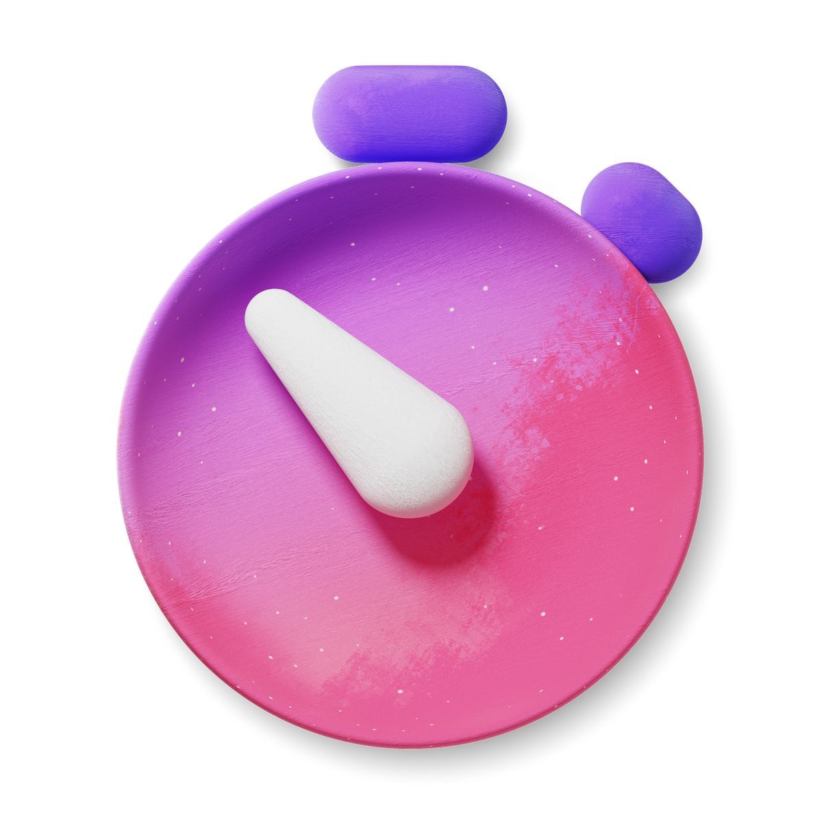 3d fluent style colorful stopwatch icon