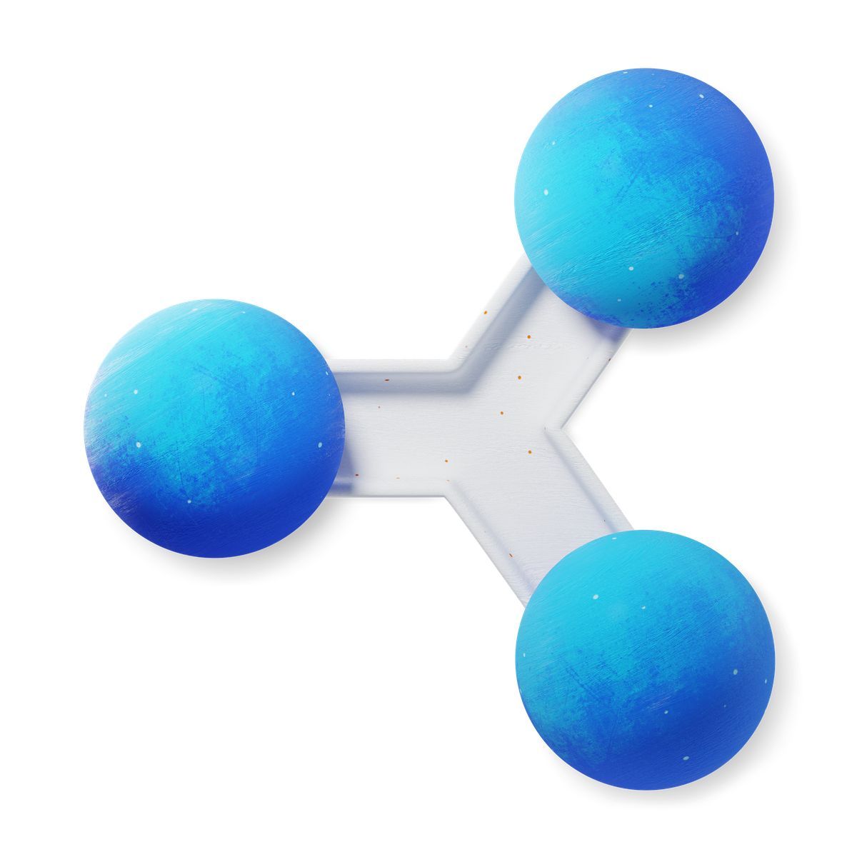 icon connect and share symbol 3d fluent estilo