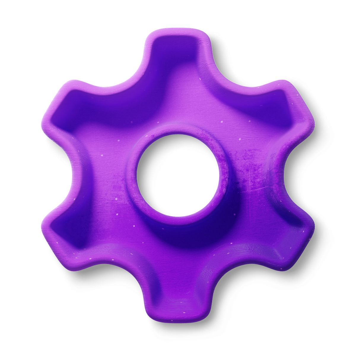 3d fluent style gear icon