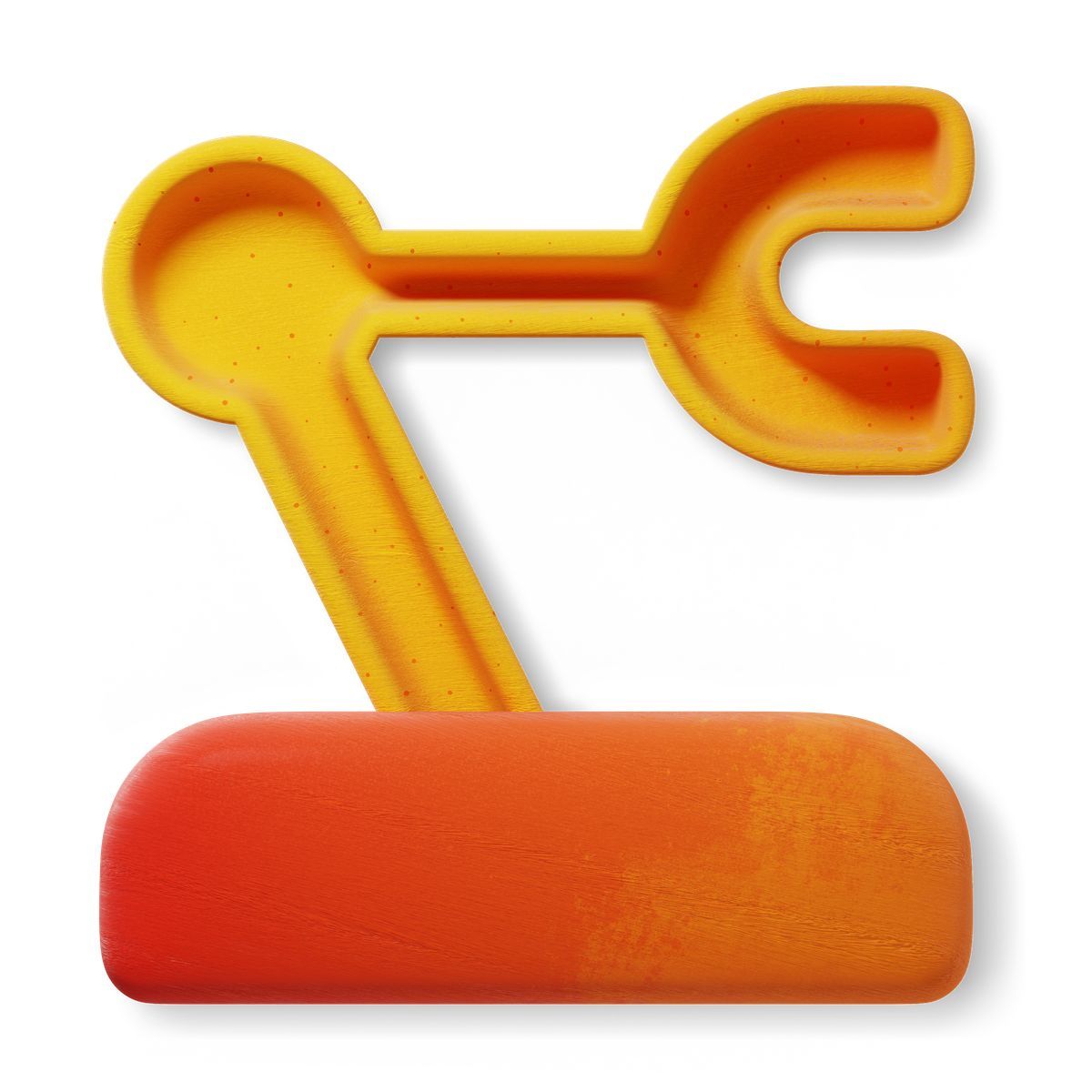 3d fluent style robotic arm icon
