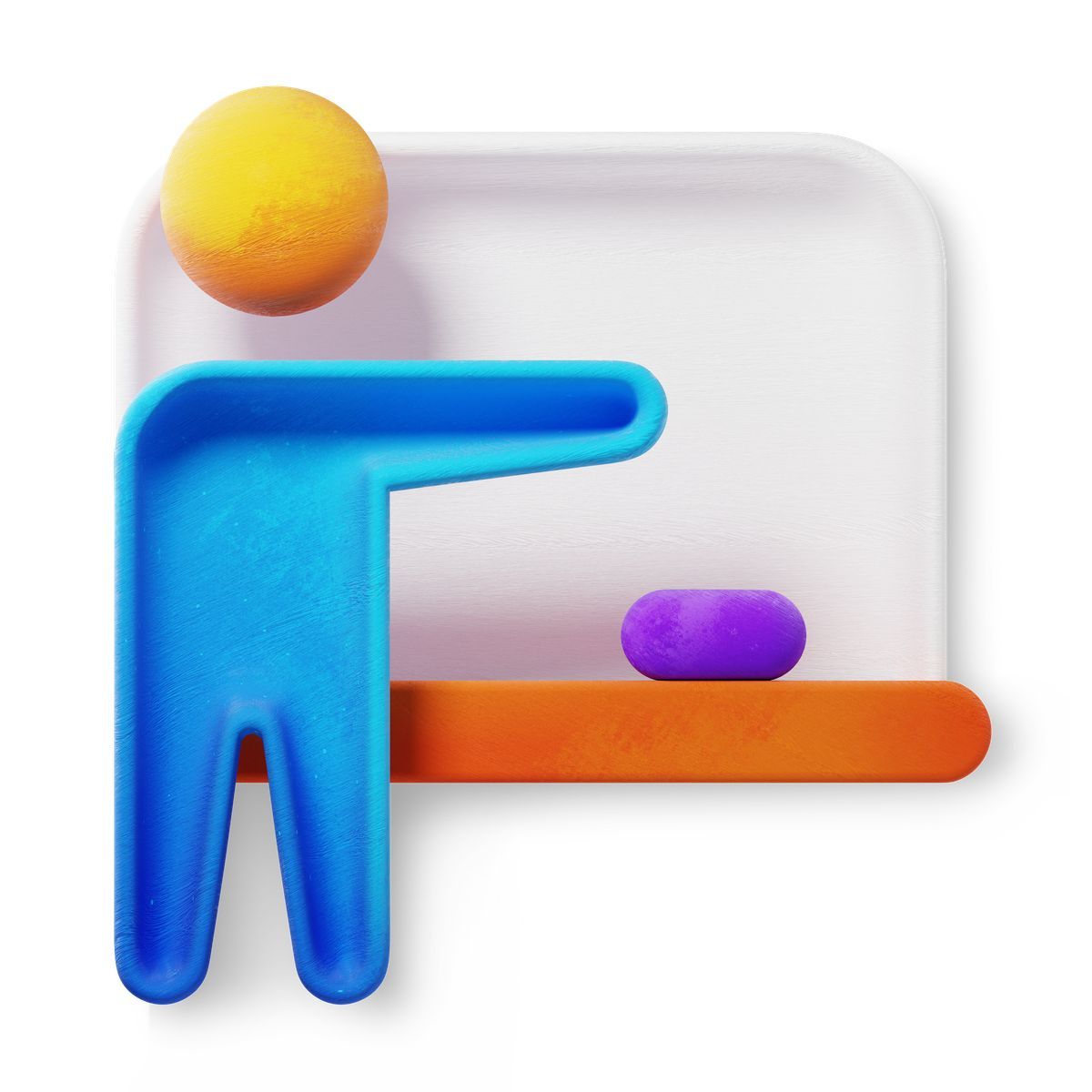 3d fluent style lehrer icon