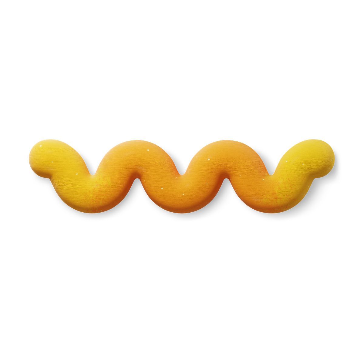 3d fluent style wave line shape icon
