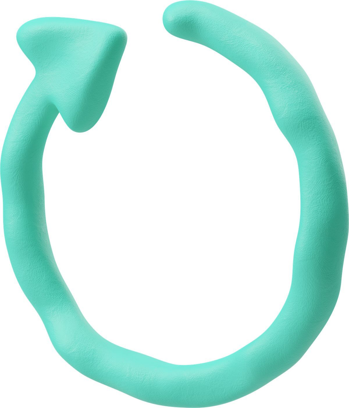 3d plastilina style 重启 icon