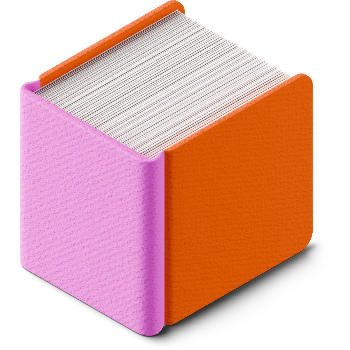 3d stickle style isometric view of chunky book icon