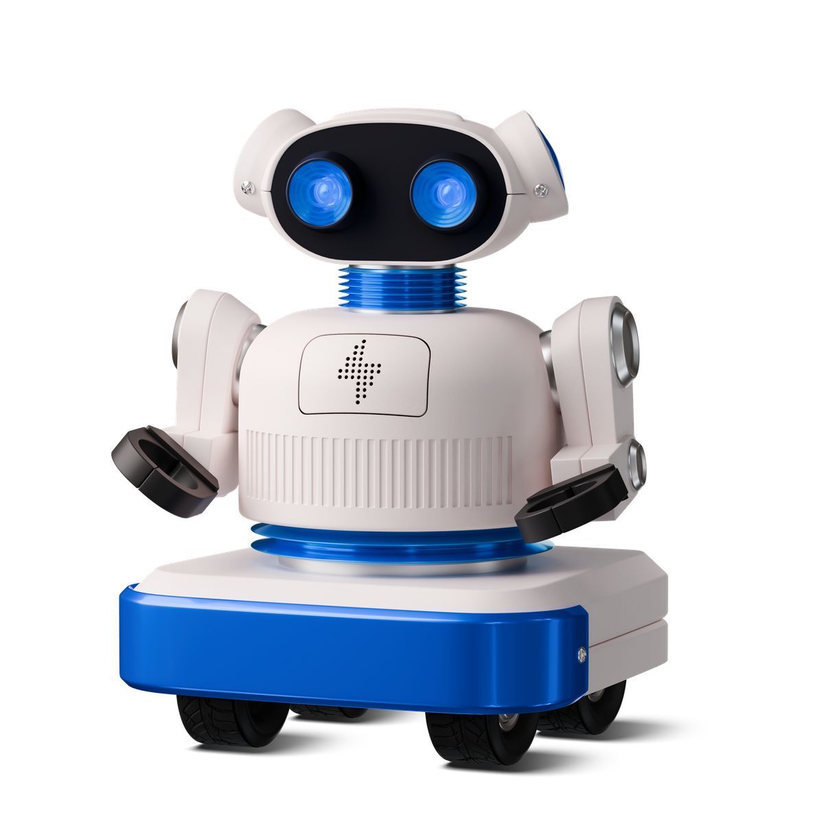 3d stickle 스타일 retro robot assistant 아이콘