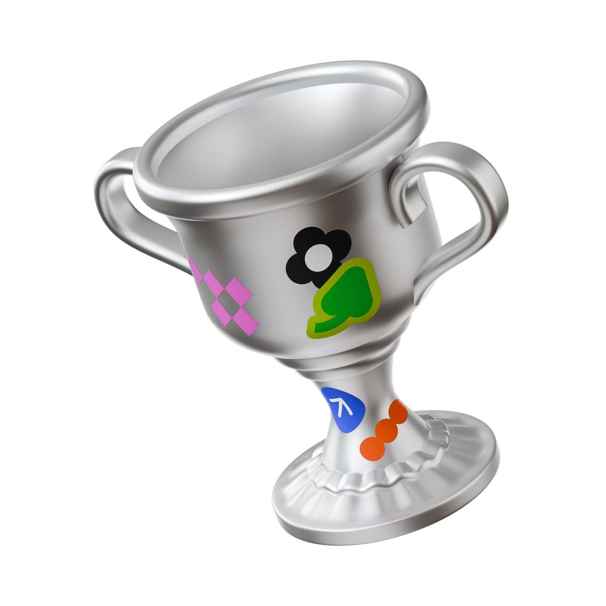 3d stickle style trophy icon