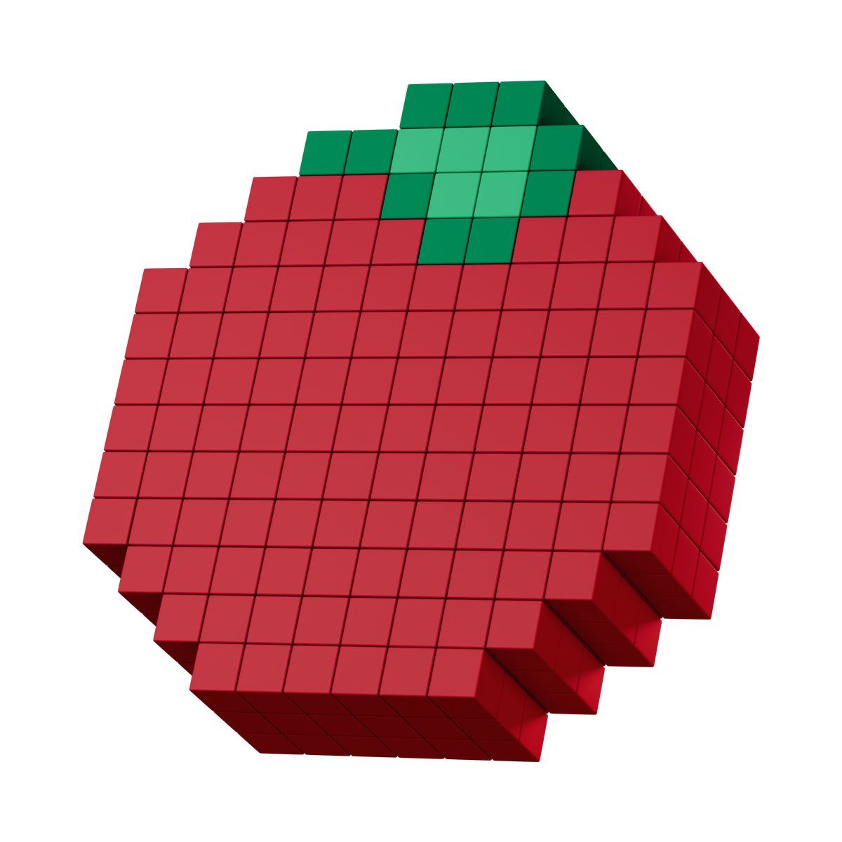 3d stickle style tomato icon