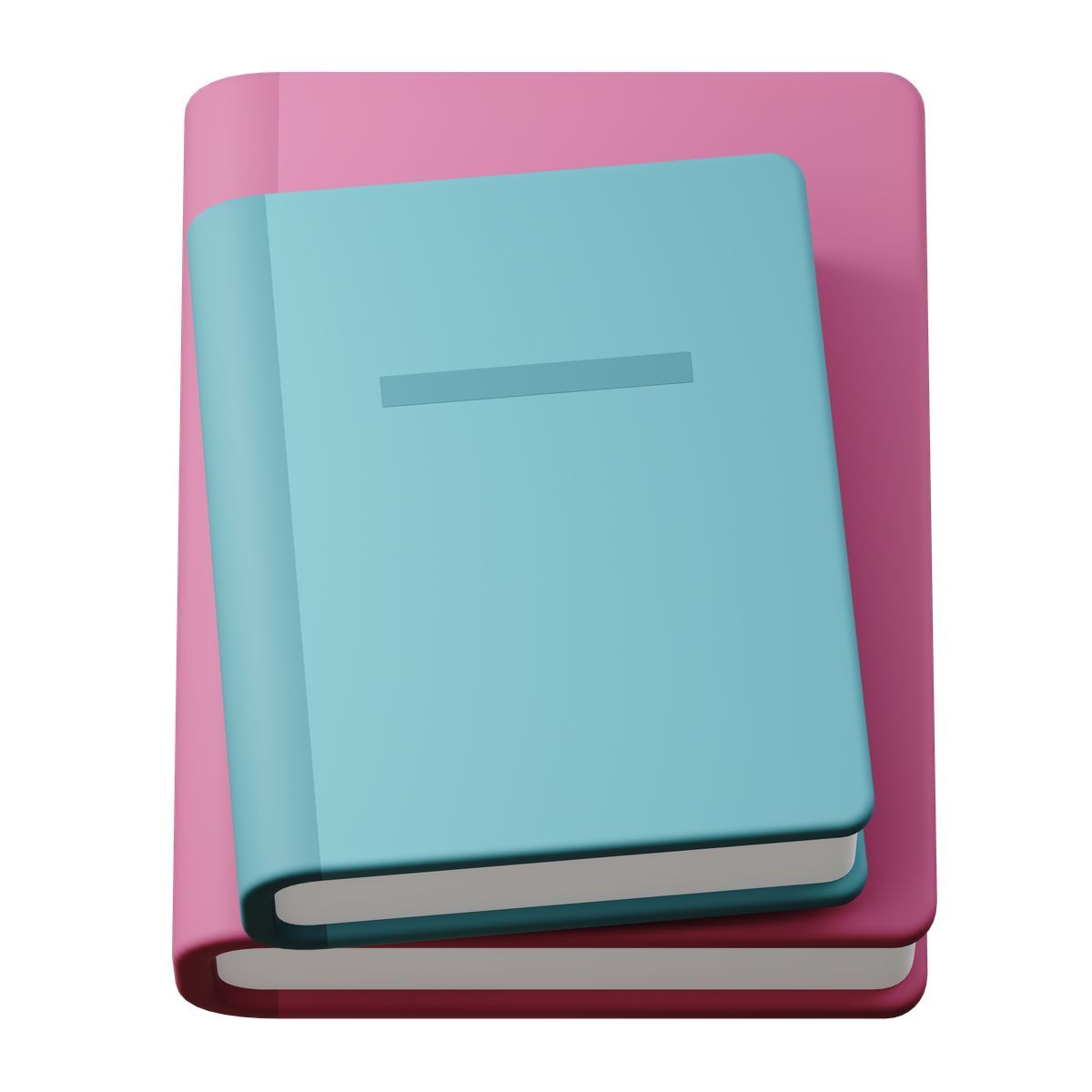 3d sugary 风格 books 图标