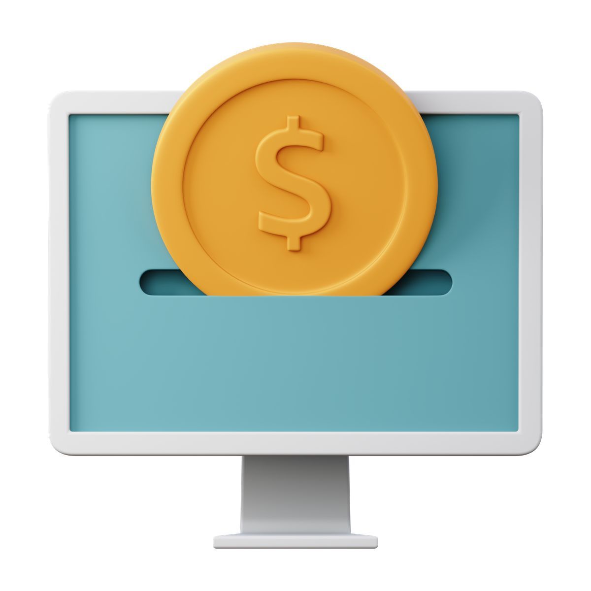 3d sugary style e commerce payment icon