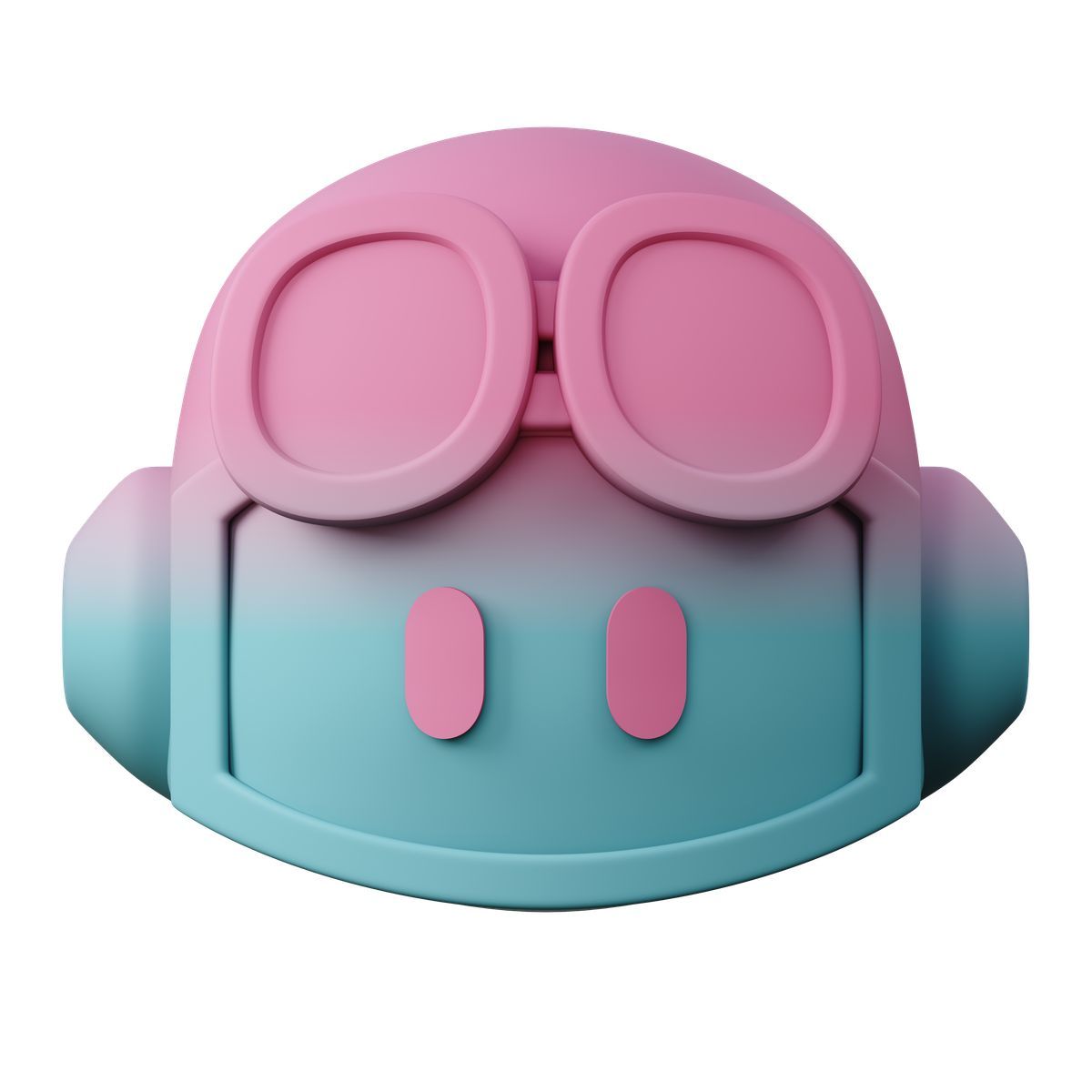 3d sugary style github copilot icon