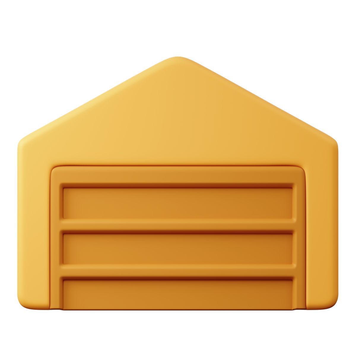 3d sugary style hangar icon