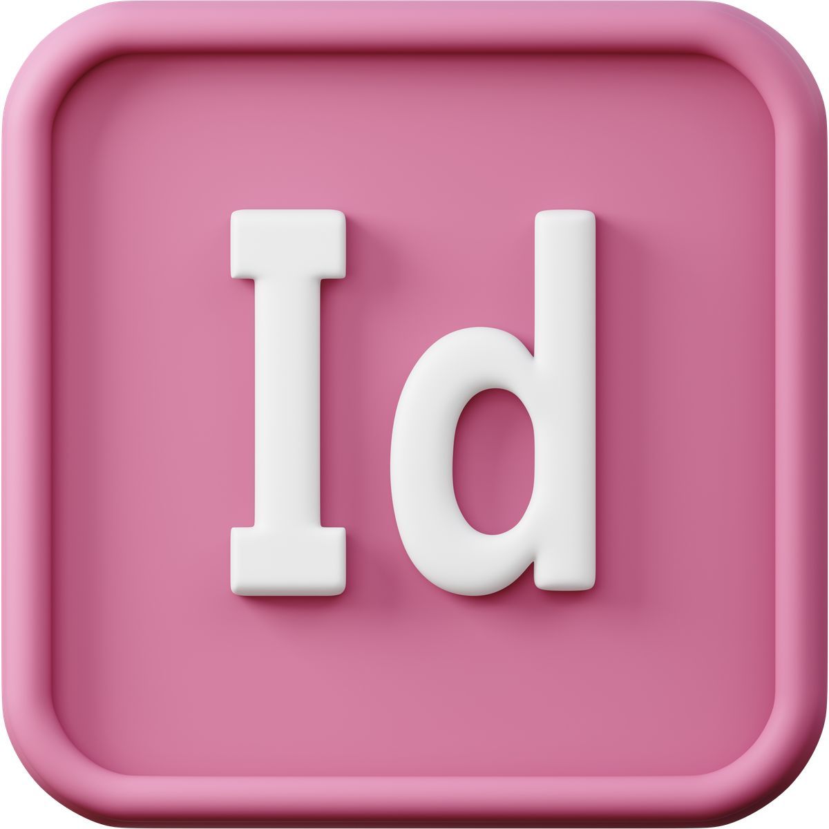 3d sugary style indesign icon
