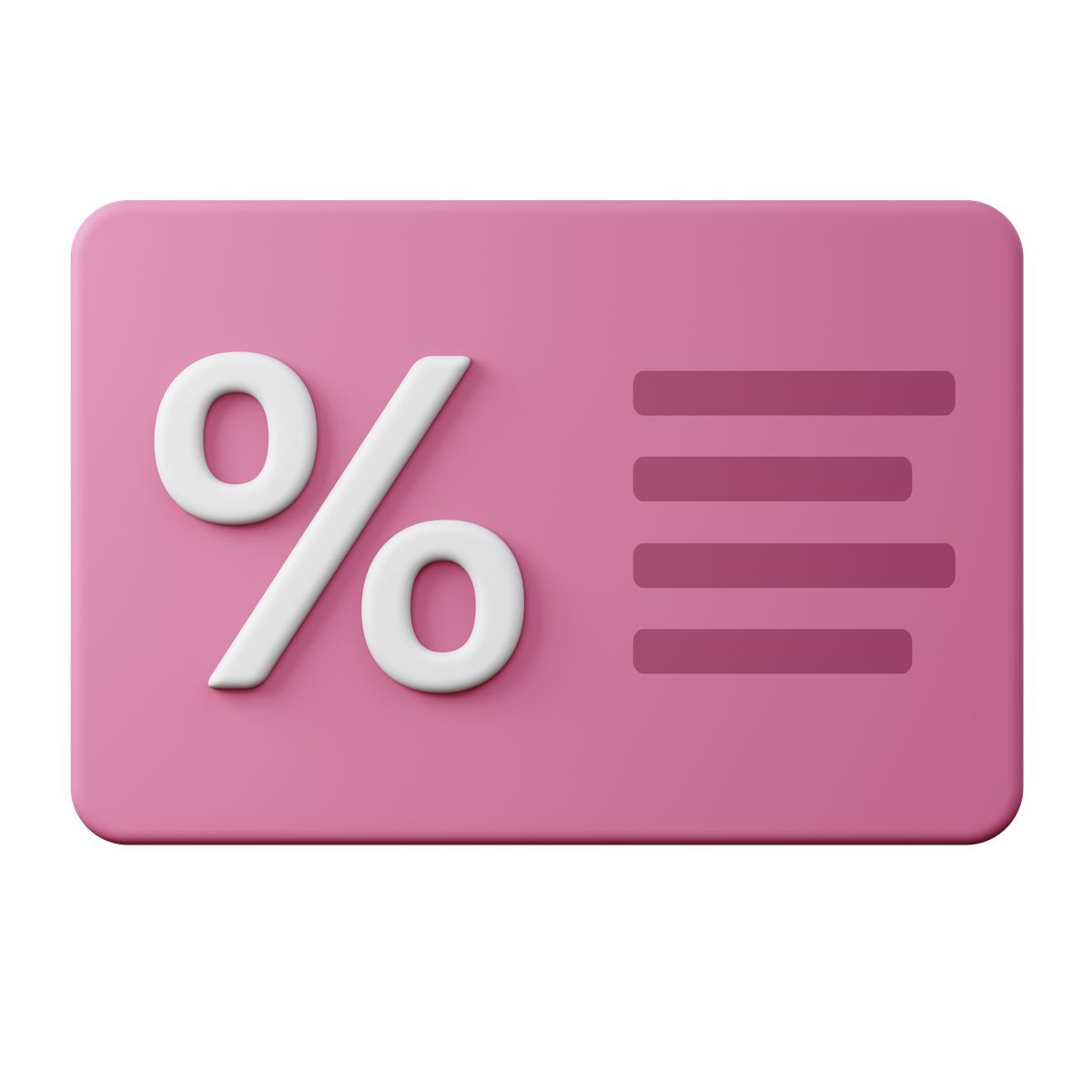 3d sugary style kundenkarte icon