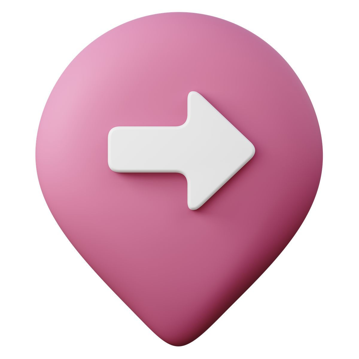 3d sugary style next location icon