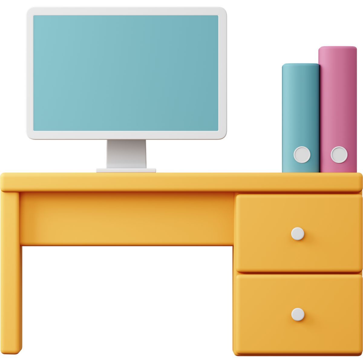 3d sugary style ufficio icon