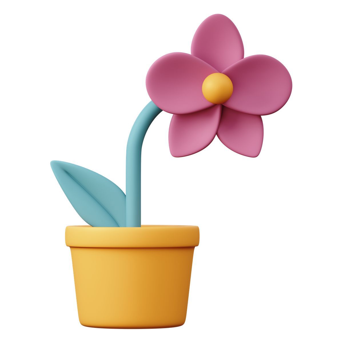 3d sugary style orchidee icon