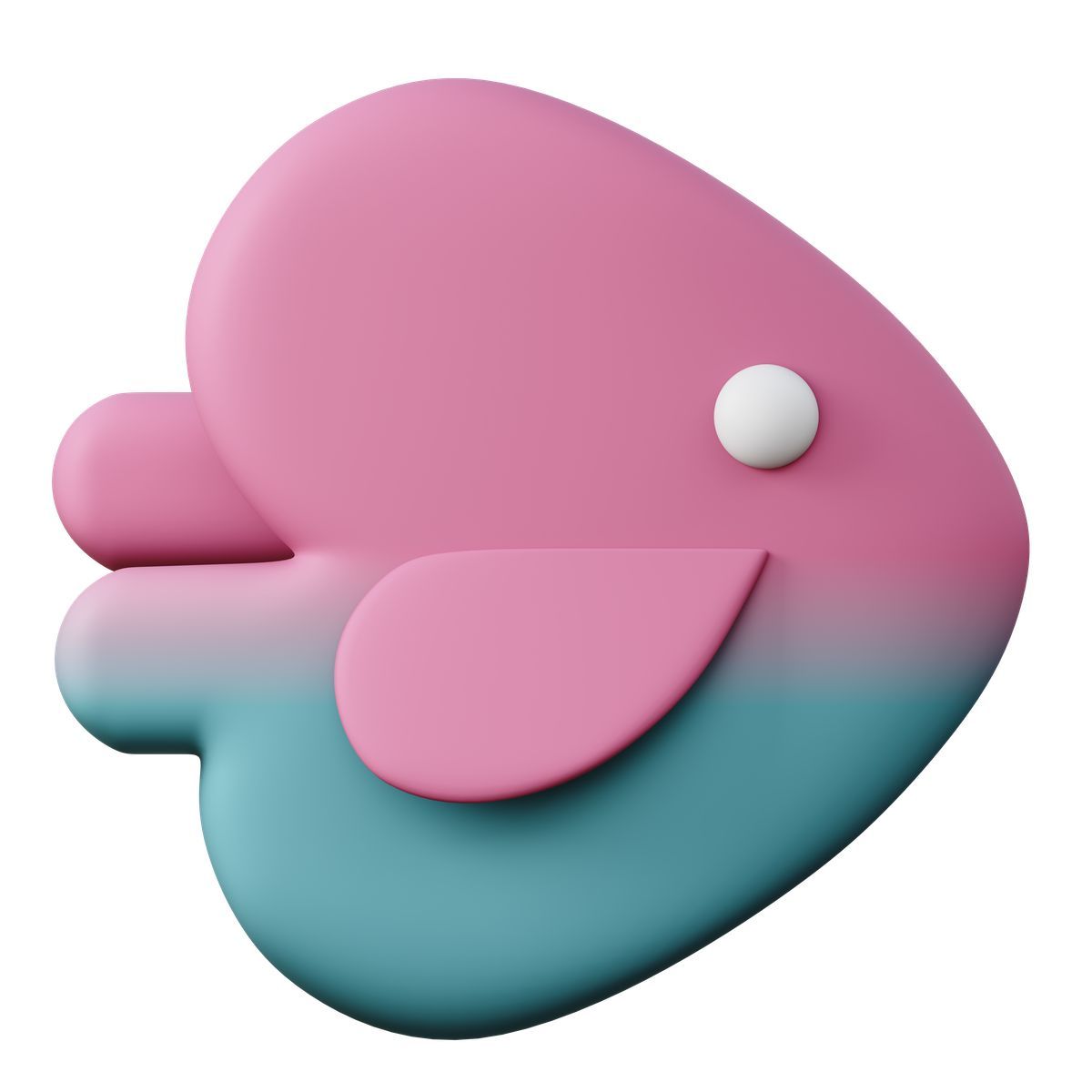 3d sugary style pastel invideo ai logo icon