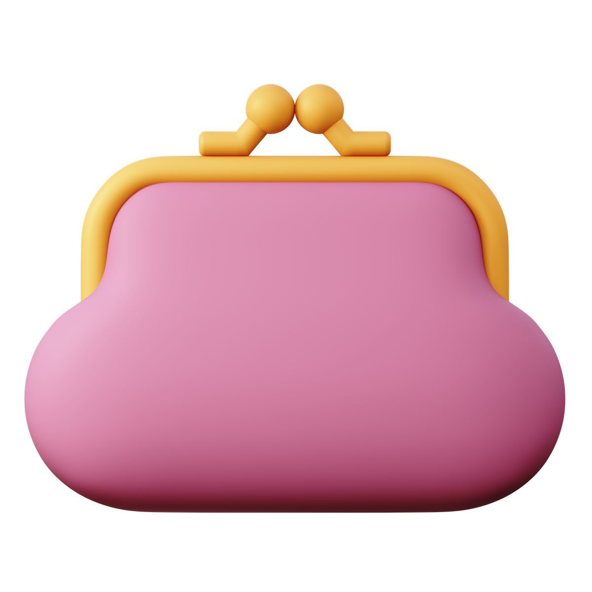 3d sugary style purse icon