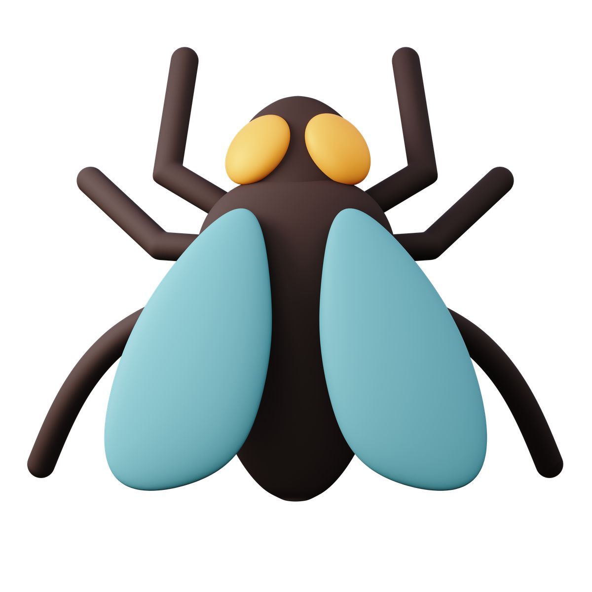 3d sugary style fly icon