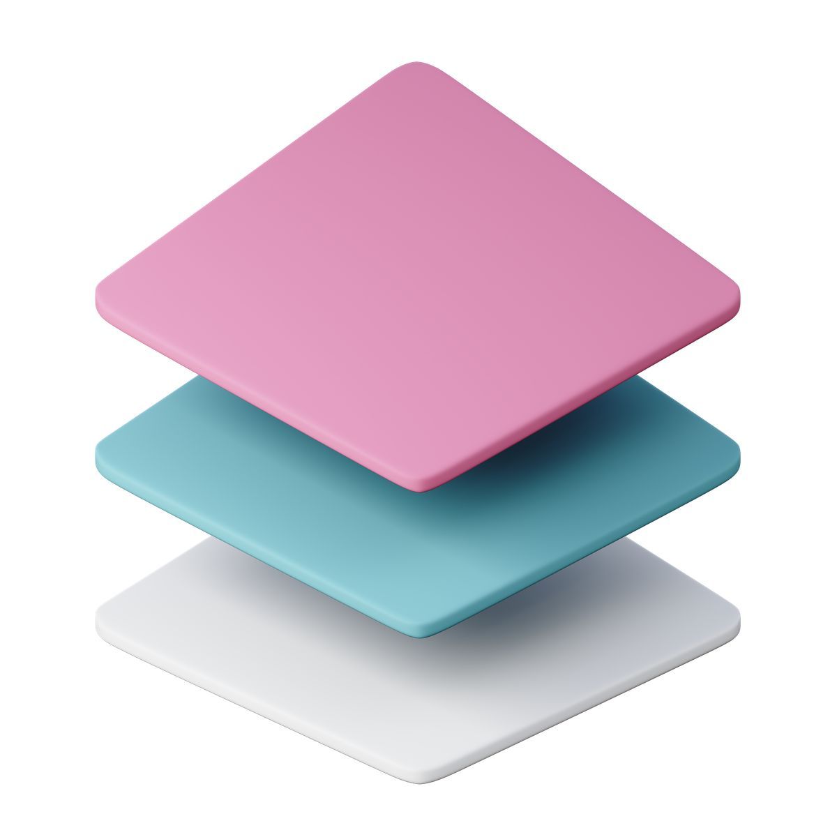3d sugary style layers icon