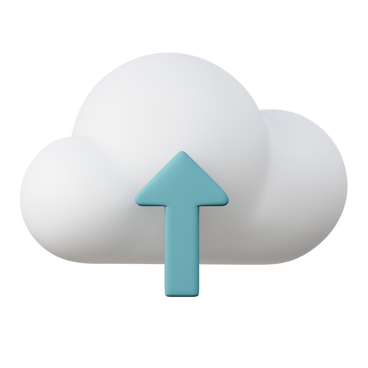 3d sugary style subir a la nube icon