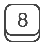 8-key