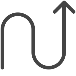 wavy-arrow-up