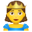 emoji style 공주 icon