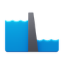 3d fluency style 댐 icon
