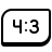 badges style four to three icon