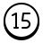 15 Circled C icon