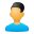 skeuomorphism style customer icon