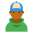 color style teenager male skin type 5 icon