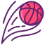 外部バスケットボール-ボール-バスケットボール-フラティコン-線形カラー-フラットアイコン-4 icon