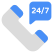 24/7Hr Call Service icon