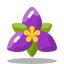 arcade style flower icon