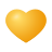 coeur jaune icon