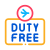 Duty Free Sign icon