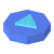 isometric color style 원 플레이 icon