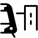 pastel glyph style arrêt de tramway icon