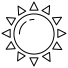 external-Sole-meteo-linea-vettorilab icon
