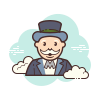 cloud style 전매권 icon